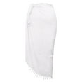 thumbnail image 5 of Daznico Women Swimsuit Cover Up Summer Solid Beach Wrap Skirt Swimwear Bikini Cover Up Skirt Beach Towel,One Size, 5 of 5