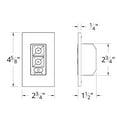 thumbnail image 3 of WAC Smart Fans Wall Control in White, 3 of 4