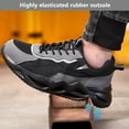 thumbnail image 6 of Steel Toe Cap Trainers for Men Women Non Slip Work Shoes Safety Work Shoes Lightweight Steel Toe Sneakers, 6 of 7