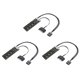 thumbnail image 1 of 3X Divisor de Encabezado USB de 9 con Cable de AlimentacióN SATA, Conector Divisor USB 2.0 de ExtensióN de Concentrador USB Interno para Placa Base, 1 of 6