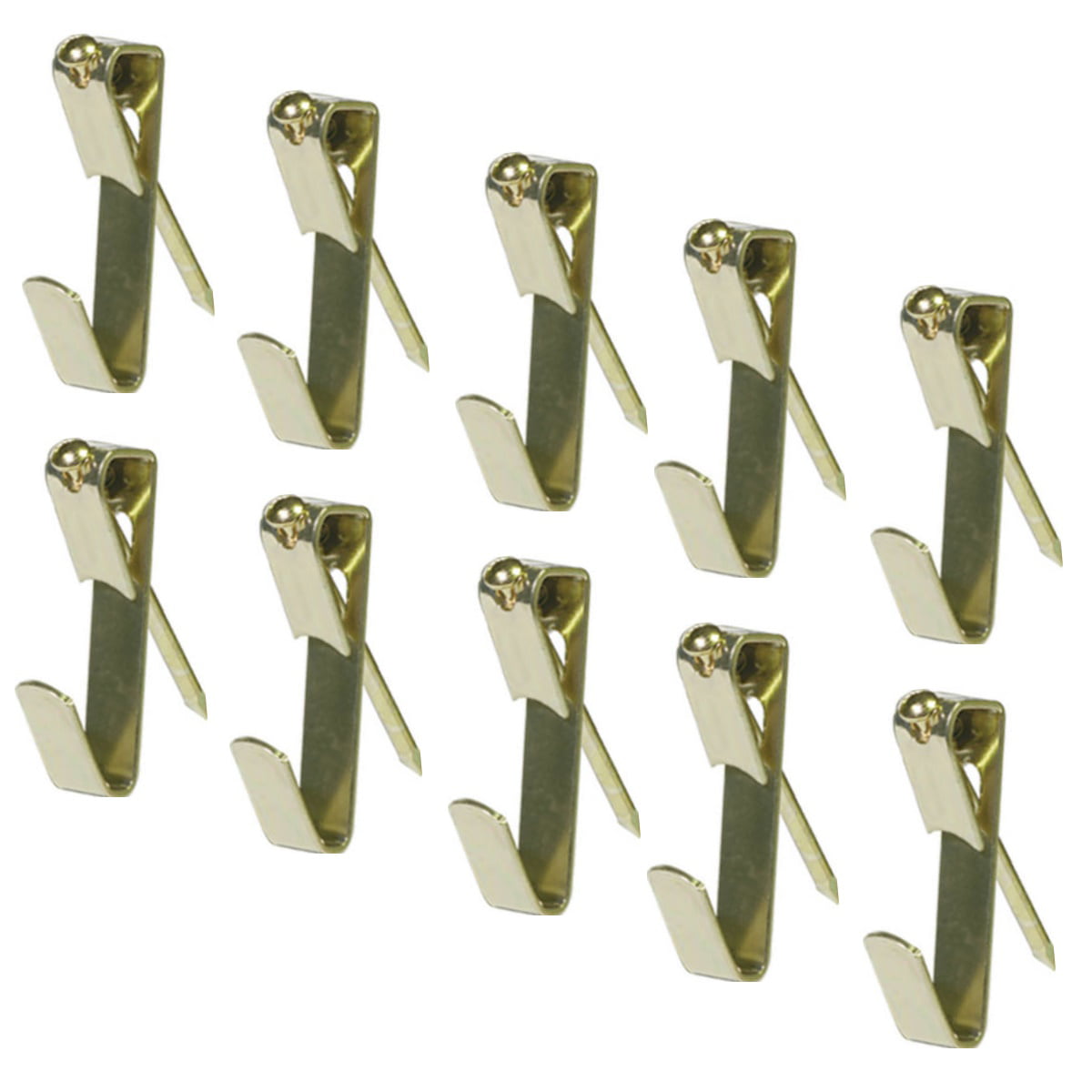 Brass Finish Qty 4 10 lb Details about   National Hardware N260-133 One-Step Picture Hanger 