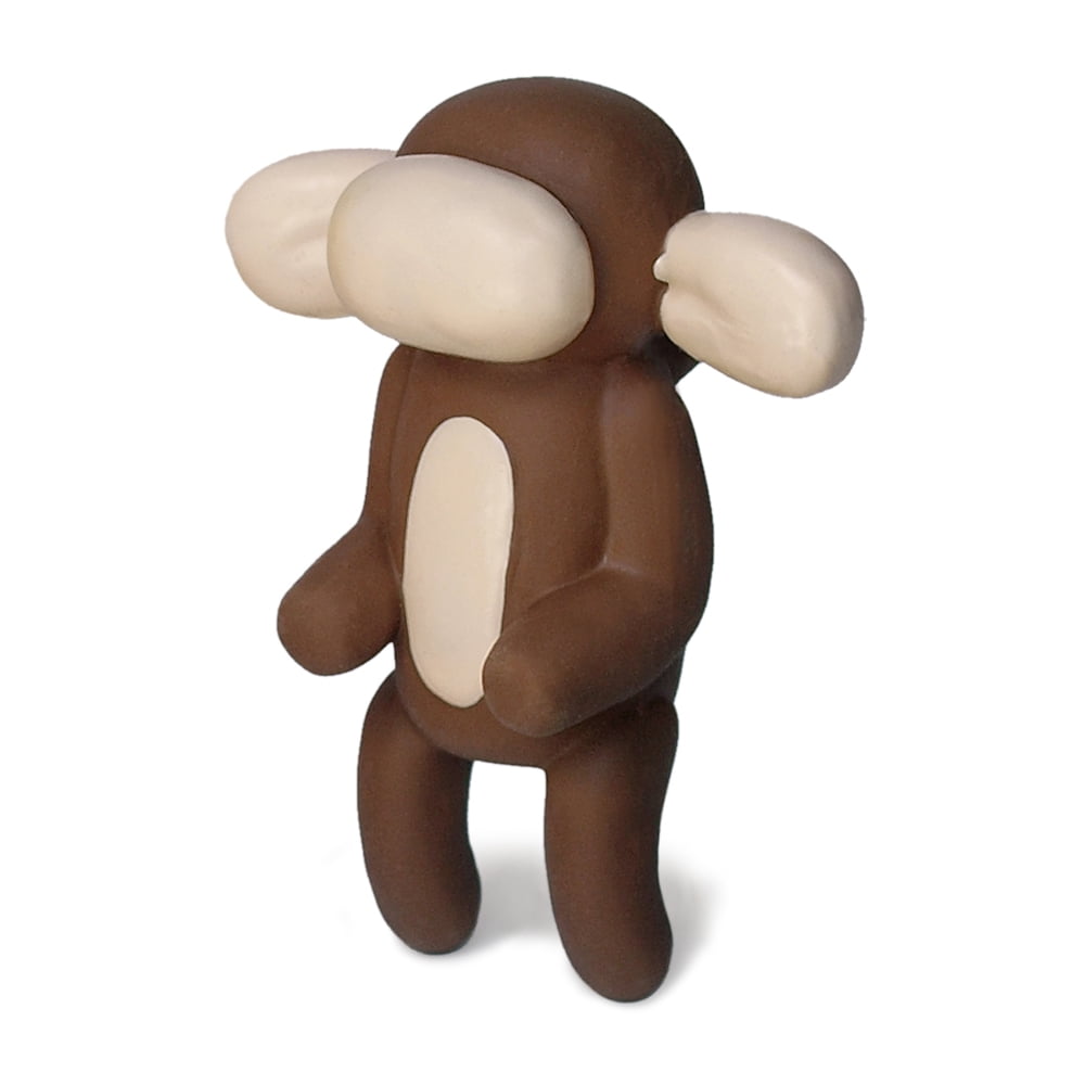 Charming Pet Latex Rubber Balloon Monkey Dog Toy, Brown, Large
