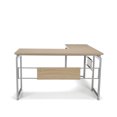 thumbnail image 3 of OFM Essentials Collection L Desk with Metal Legs, in Harvest with Silver Frame (ESS-1020-SLV-HVT), 3 of 4