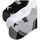 thumbnail image 3 of Calcetines para correr PUMA, 6 unidades, corte bajo, para mujer, color blanco/multicolor, 3 of 4