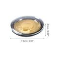 thumbnail image 2 of Unique Bargains 1 Set Convenient Round Eyelash Storage Case Gold Tone Acrylic, 2 of 6