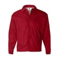 thumbnail image 1 of Augusta Sportswear Mens Nylon Coachs Jacket/Lined, M, Red, 1 of 3