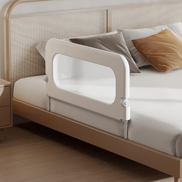 Barandilla de protección para cama de bebé Strentiki ajustable de 81 cm de altura para niños