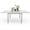 Ivory White(70.8"Lx32.7"Wx29.5"H), variant on TOTAL Outdoor Aluminum Extendable Patio Adjustable Dining Table with E-Coating for 4-6 People, Ideal for Garden, Lawn, Porch, or Bistro, Ivory White