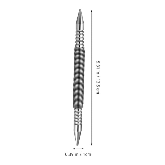 Pretyzoom Punch Spring Nail Set Spring Loaded Nail Punch Tool Steel for DIY Enthusiasts 1Pack