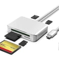 thumbnail image 2 of Lector de tarjetas SD USB C, adaptador de tarjeta Micro-SD TF M2 5 en 1, lector de tarjetas de memoria con capacidad de 2 TB, 2 of 5