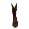 thumbnail image 2 of Men's Leather Cowboy Chocolate Mid-Calf Boots, 2 of 2