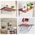 thumbnail image 4 of 12-inch Angle Bracket, L Shaped, Wall Mounting Shelf Support Corner Brace 2pcs, 4 of 4