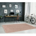 thumbnail image 2 of Linon Home Décor Pastel Shaggy Area Rug Collection, Blush, 5' x 7', 2 of 5