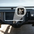 thumbnail image 4 of Hitch Cover Fits For 2-Inch Hitch,Cat Looking Up With Butterflies Flying Aroundrubber Trailer Hitch Cover Tube Plug Insert,Car Exterior Accessories, Receiver Tube Hitch Plug, 4 of 6