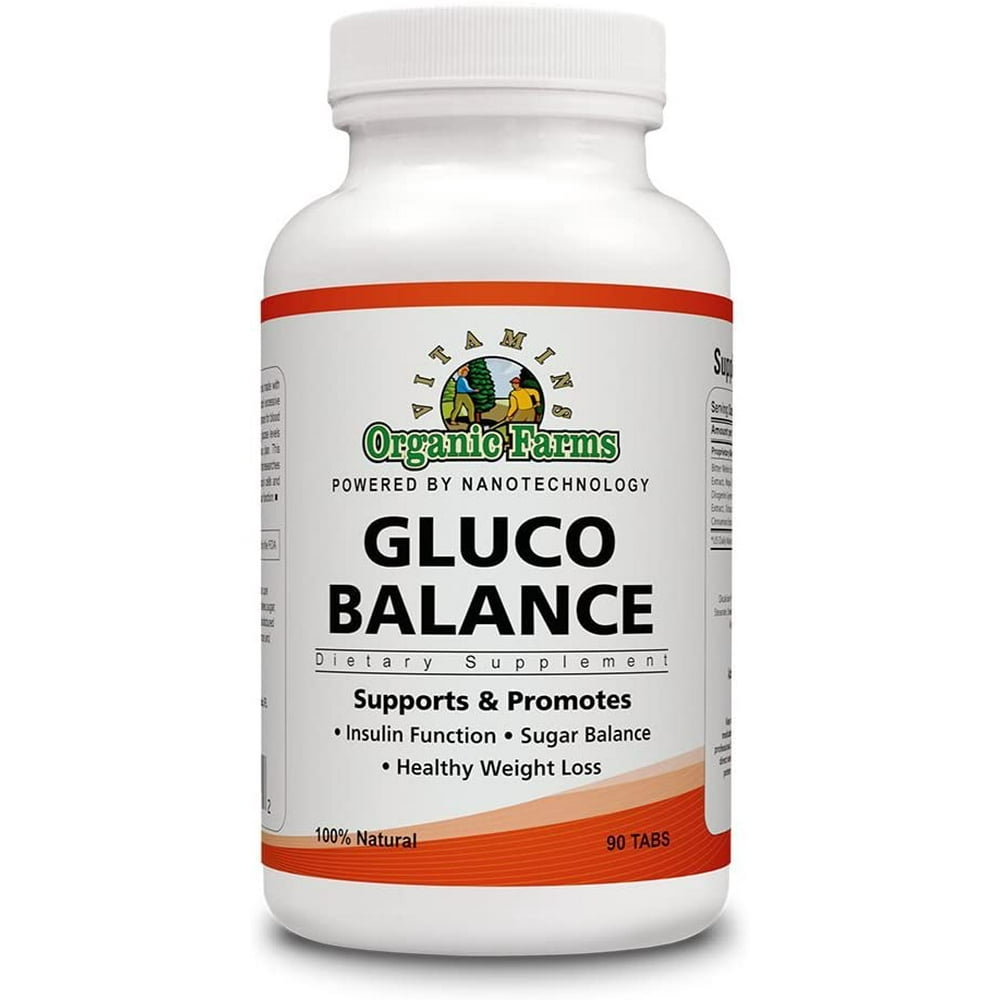 GlucoBalance 90 Tablets Advanced Formula Blood Sugar Blocker, 100