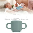 thumbnail image 4 of Taza De Refrigerio De Silicona, Diseño De Doble Oreja, Recipiente Ecológico Para Refrigerio Para Bebé, 350 Ml, Portátil Para Niños Pequeños, 4 of 7