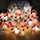 thumbnail image 2 of Guirnalda de luces LED de 2 m con forma de Papá Noel y muñeco de nieve para dormitorio y jardín, suministros para Navidad 2024, 2 of 5