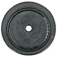 thumbnail image 6 of Scotch 16" Round Decorative Black Vessel Glass Sinks With 36" White Base, 6 of 7
