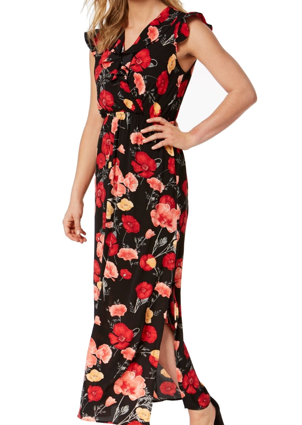 floral maxi dress walmart