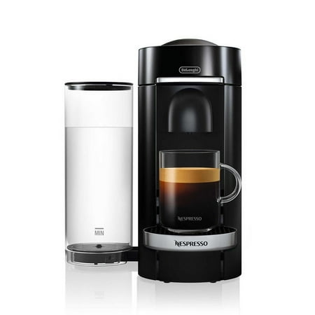 

Nespresso New Vertuo Plus Deluxe Coffee and Espresso Machine by De Longhi Black Single-Serve Brewers