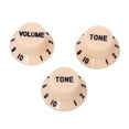 thumbnail image 1 of 3Pcs Guitar Poti Knob Poti Knobs de Control de , 1 + 2 Tonos,, 1 of 6