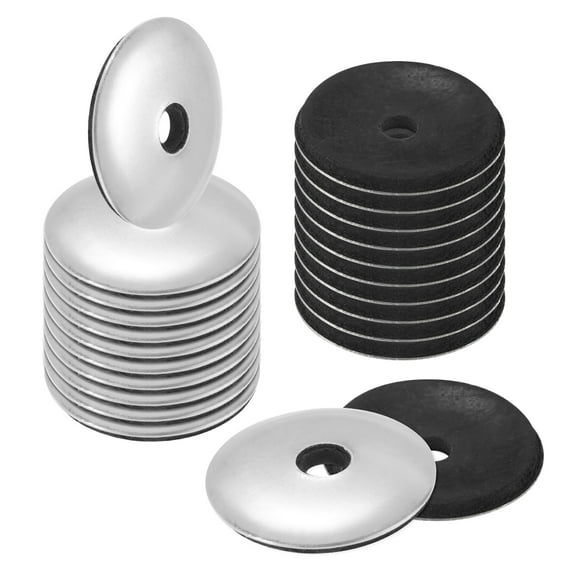 50-Pack EPDM Bonded Sealing Rubber Washers, 304 Stainless Steel #12 x 1"OD Neoprene Rubber Washers Gasket for Bolts/Screws/Machinery/Ships/Roof