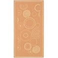 thumbnail image 2 of Safavieh Courtyard Hugo Oriental Indoor/Outdoor Area Rug, Terracotta/Natural, 2' x 3'7", 2 of 9