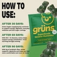 thumbnail image 6 of Gruns Sugar Free Superfood Multivitamin Greens Gummies for Adults, 12 Count, 6 of 10