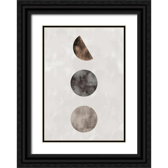 Artographie Studio 11x14 Black Ornate Wood Framed with Double Matting Museum Art Print Titled - Brown Amigos
