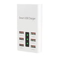thumbnail image 1 of 30W QC 3.0 USB 6 Port Quick Charger 2A Charger Power Adapter Multi-USB Charging Station Base Desktop Home Multi-function ,Easy to Use, 1 of 6