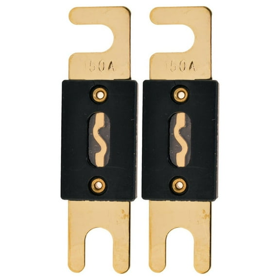 High-Quality Gold Plated 150A Amp ANL Fuse (2 Pack)