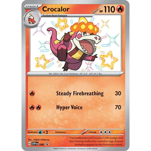 Pokemon Paldean Fates Promo Crocalor SVP080
