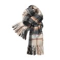 thumbnail image 1 of SGACAI Bufanda de cuadros rojos 2024 estilo navideño para hombre y mujer, invierno, gruesa, cálida, nueva I5, 1 of 7
