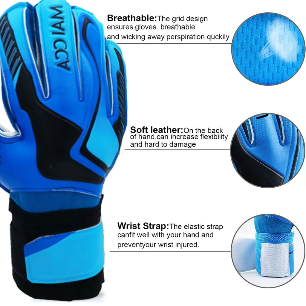 Professional Goalkeeper Gloves Latex Support Football Game Gloves Enduring