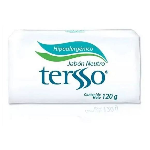 Jabón Neutro Tersso Caja Con 50 Piezas De 120g