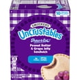 Smucker's Uncrustables, PB&J Premade Freezer Sandwiches, Peanut Butter ...