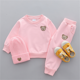 thumbnail image 1 of PatPat Ropa para bebés y niños pequeños, conjunto de sudadera y pantalones de estilo oso (2 piezas), 1 of 2