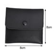 thumbnail image 5 of 1pcs Jewelry Packaging Bag Velvet Pouches PU Leather Organizer Bag Portable Bracelet Necklace Earrings Rings Storage Bag A08 8X8cm PU 1 pcs, 5 of 6