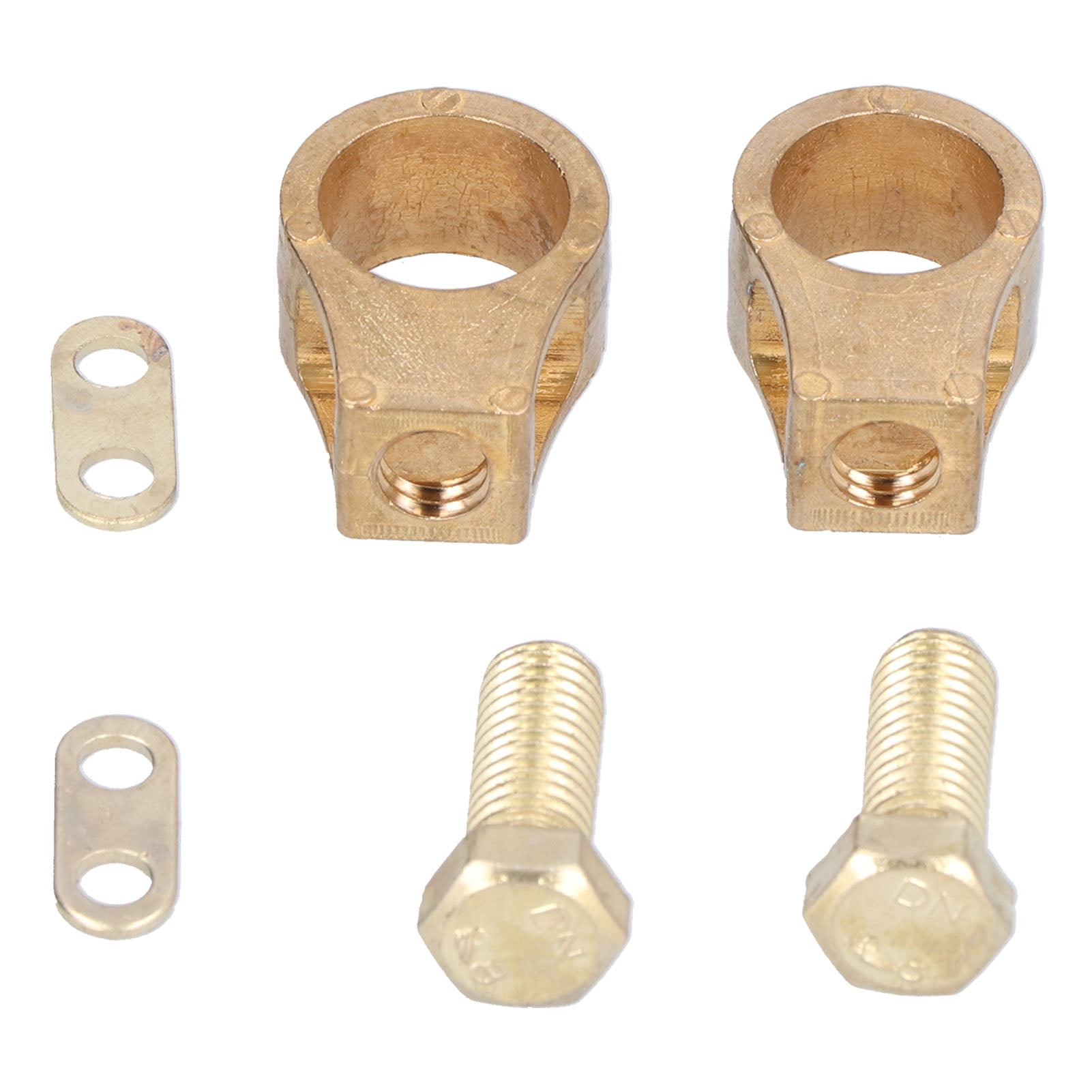 Spptty Pure Copper Battery Terminal Positive Negative Wire Connector Clamp Good Conductivity