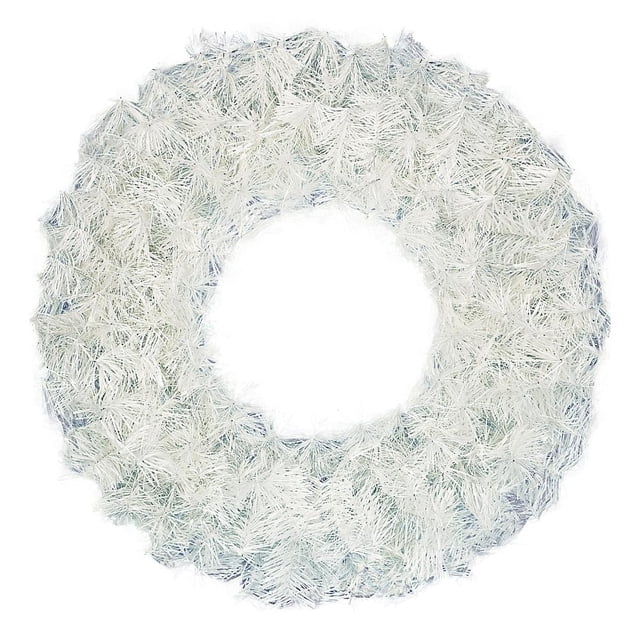 Corona Naviplastic Monarca de Lujo color Blanco de 60 cm