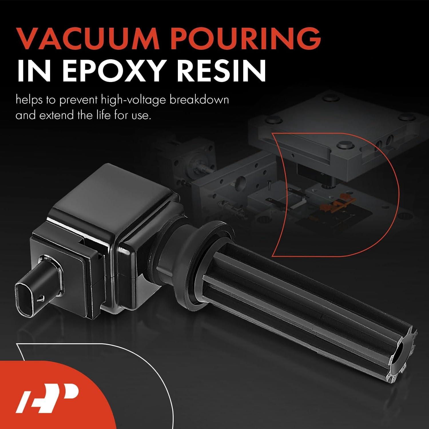 A-Premium Ignition Coil Pack Compatible with Ford EcoSport Edge Escape Explorer Focus Fusion Mustang Lincoln MKC MKT MKZ 2.0L 2.3L 2.5L 4-PC Fits select: 2012-2018 FORD FOCUS SE