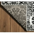 thumbnail image 3 of Linon Home Décor Elegance Area Rug Collection, Gray and Ivory, 2' x 3', 3 of 5