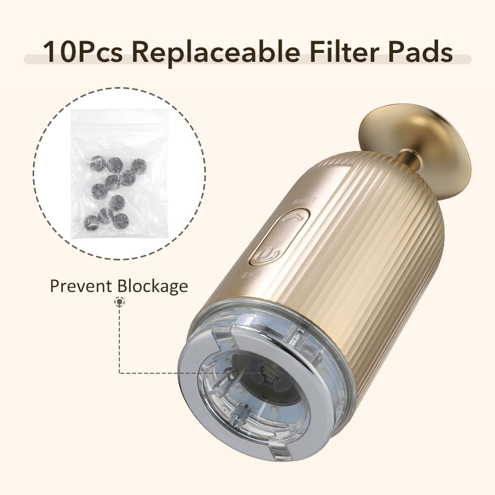 Flaremore 4-in-1 Microcurrent Facial Device for Neck and Face Massager, Portable Face Device for Skin Care, Double Chin, Wrinkle Reduction and Firming, USB / Rechargeable Microcurrent Face Lift