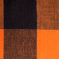 thumbnail image 2 of Mantel redondo DII 178 cm con diseño de cuadros naranja y negro, 2 of 7