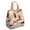 Dachshund and Flower-1, variant on Boston Terrier and Flower Insulated Lunch Bag for Women & Adults,Large Portable Soft Cooler Lunch Bag,Thermal Food Storage Tote with Pearl Cotton,8.66L,8.75x5.75x9.5 Inch