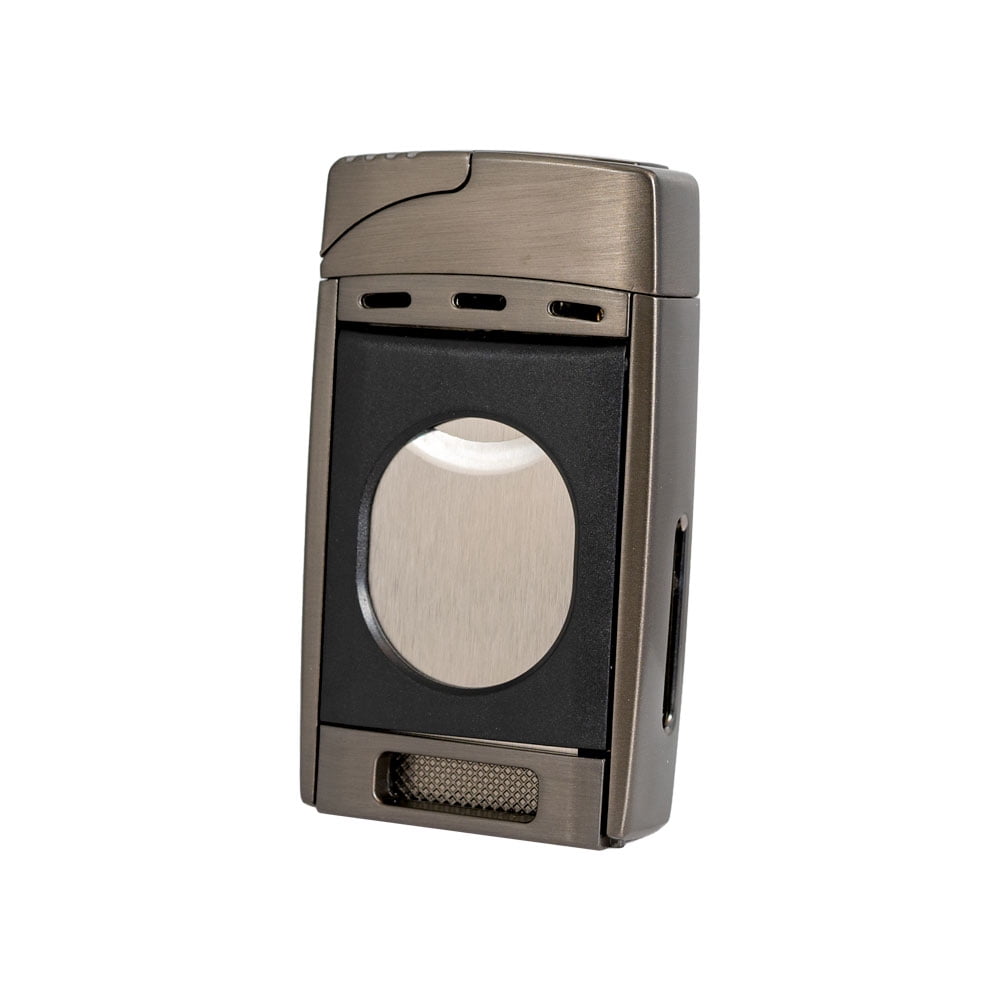 Vertigo Sickle Double Flame Lighter (Gunmetal)
