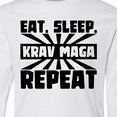 thumbnail image 4 of Inktastic Eat, Sleep, Krav Maga, Repeat Long Sleeve Youth T-Shirt, 4 of 5