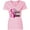 AD-Pink, variant on Inktastic Breast Cancer Awareness I Support My Sister with Pink Ribbon Women's V-Neck T-Shirt