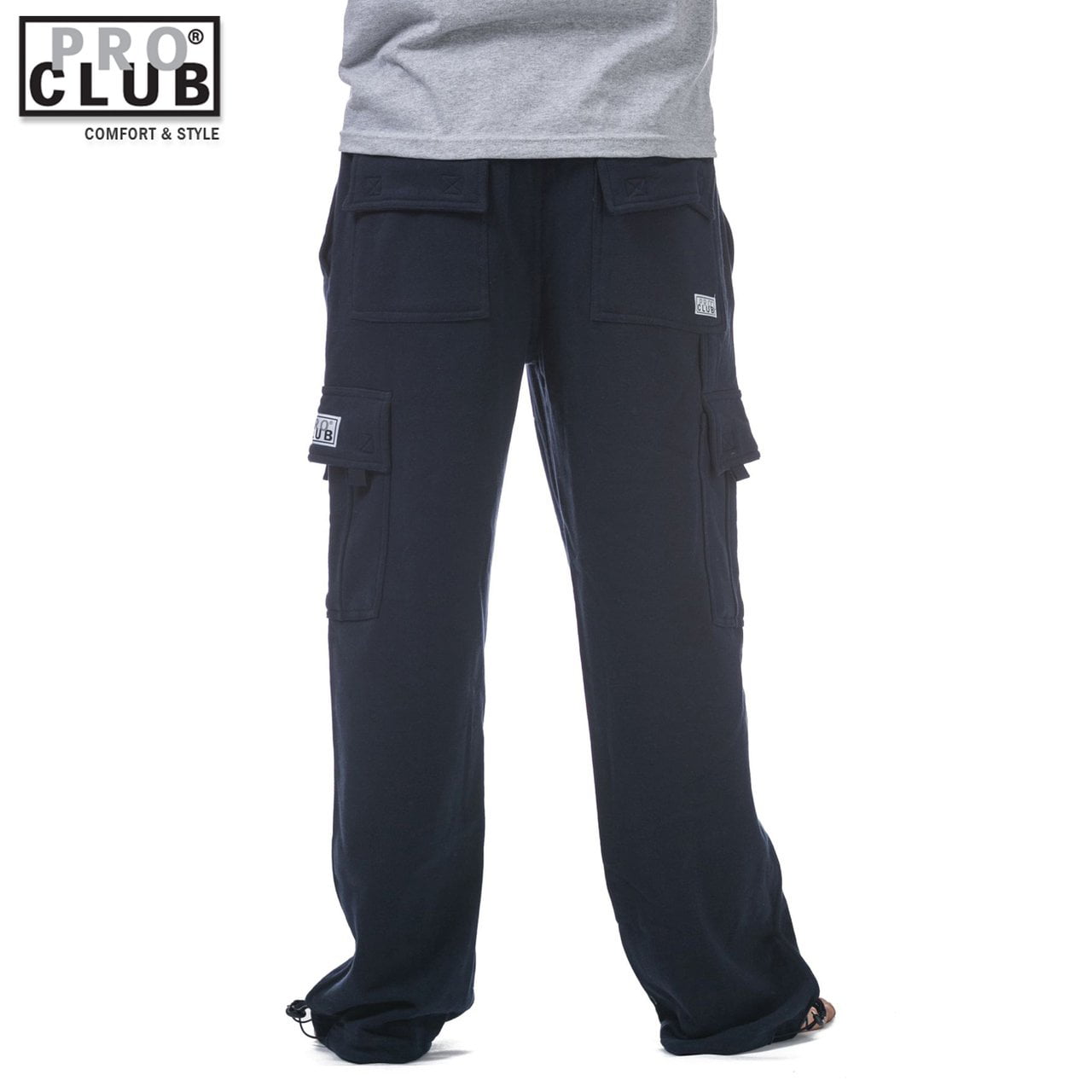 PRO CLUB : Cargo Pants ( navy blue ) – Andyshiphopclothing