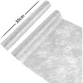 thumbnail image 2 of SM Elegant Silver Reusable Table Runner - 30cm, Perfect for Parties and Celebrations, 2 of 5